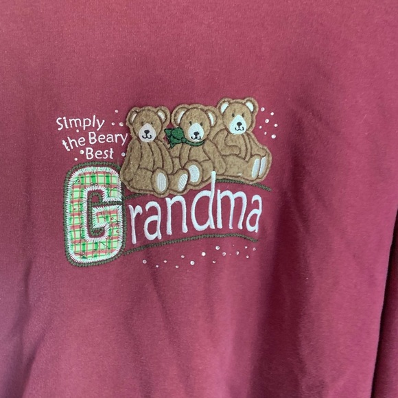 Vintage grandma sweatshirt Applique and fuzzy teddy bears
Simply the bearly best - Picture 2 of 7